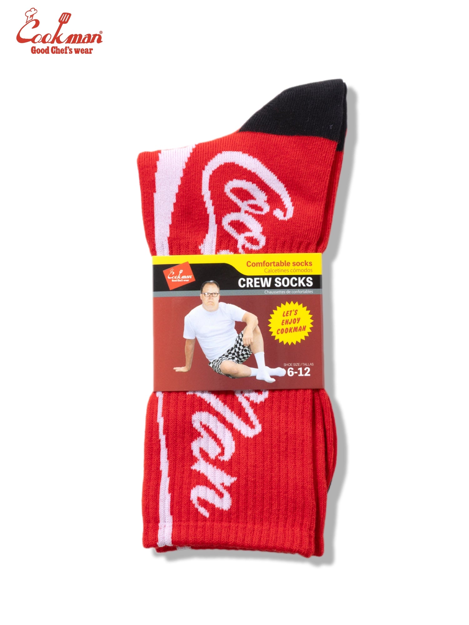 Rib Crew Socks - Soda
