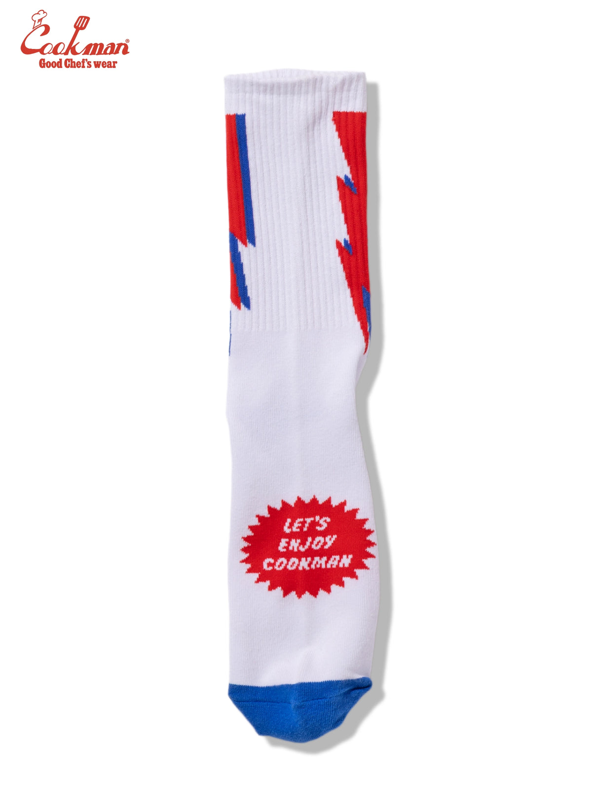 Rib Crew Socks - Lightning White