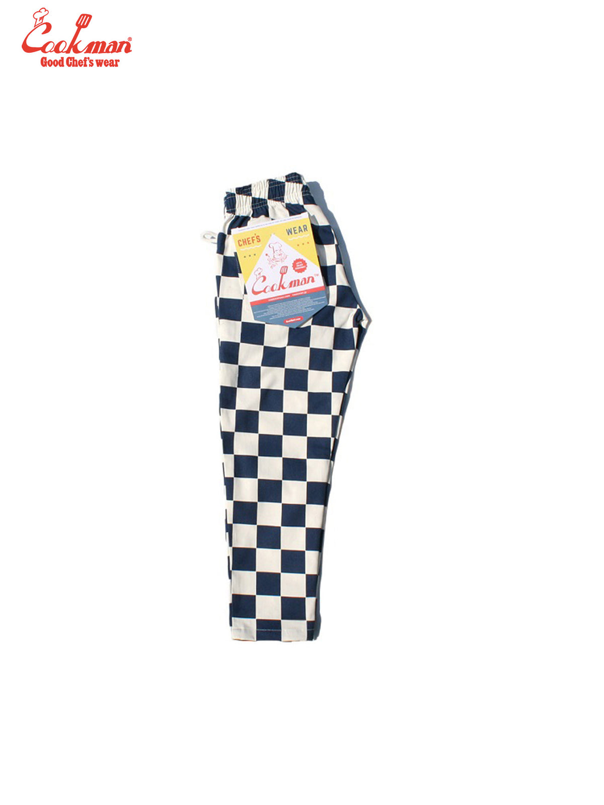 Chef Pants Kids - Checker : Navy