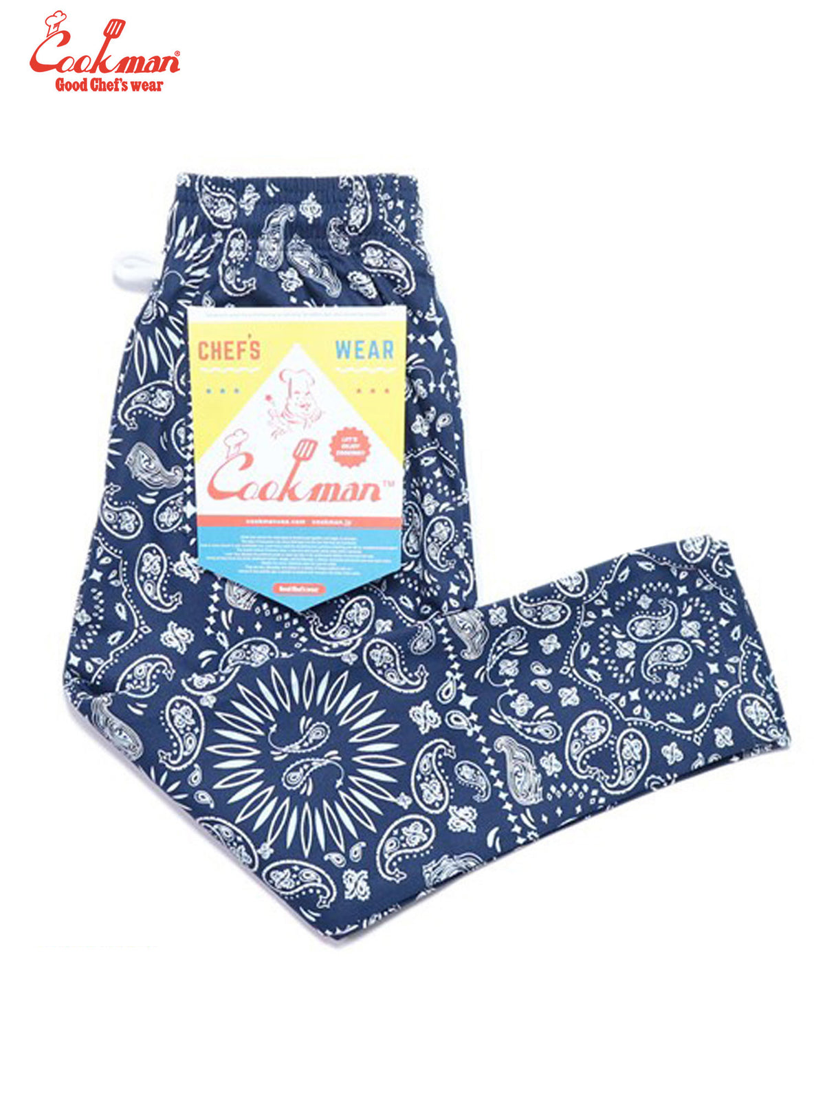 Chef Pants Kids - Paisley : Navy
