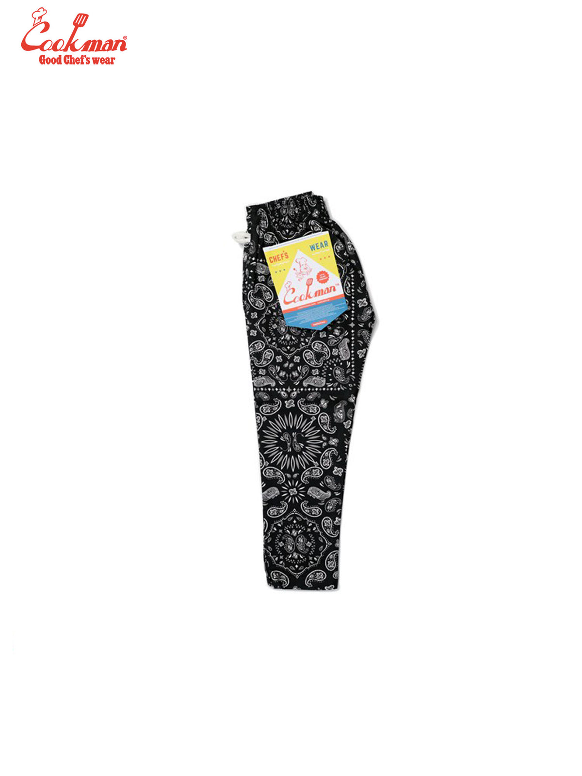Chef Pants Kids - Paisley : Black