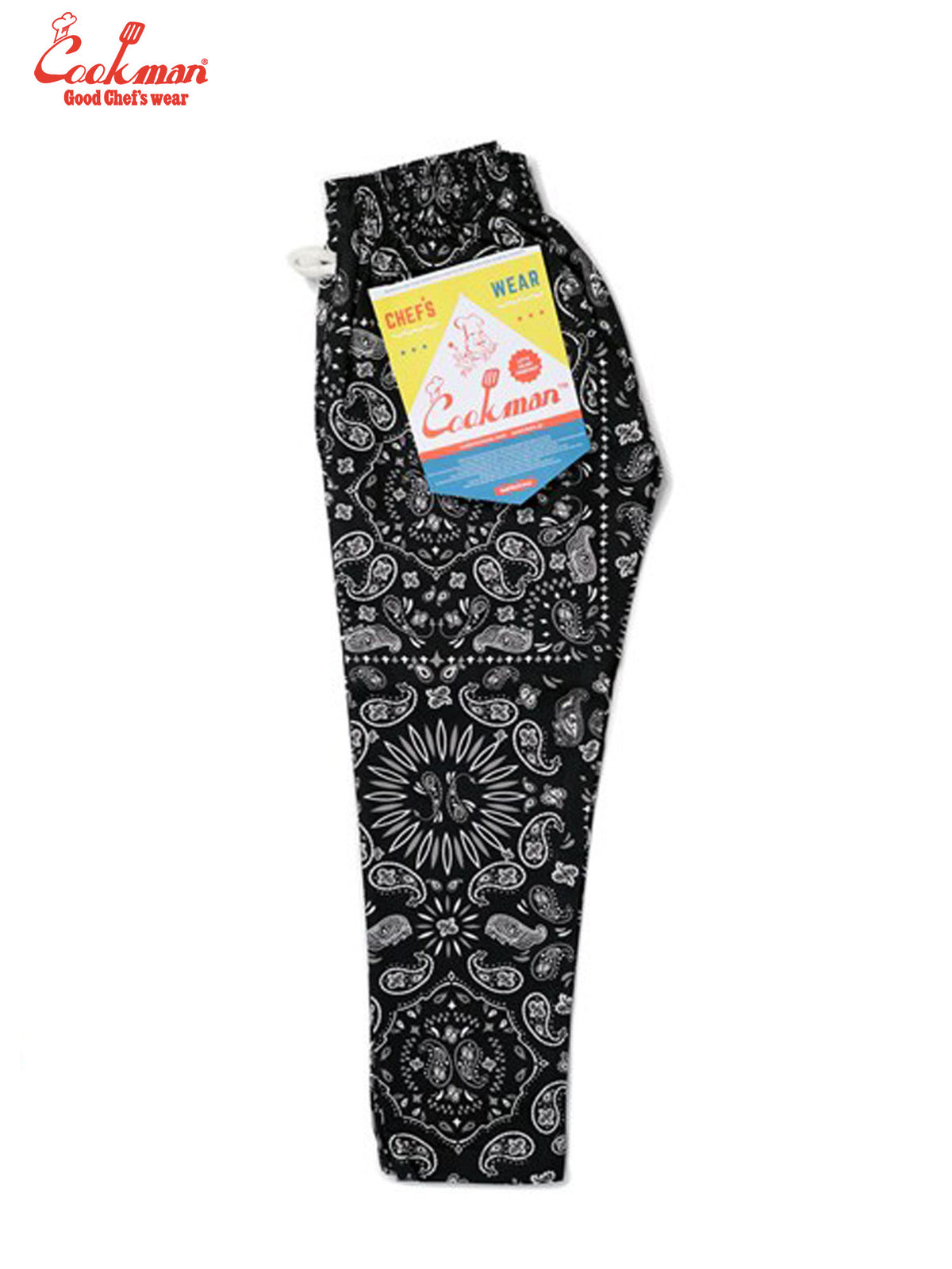 Chef Pants Kids - Paisley : Black