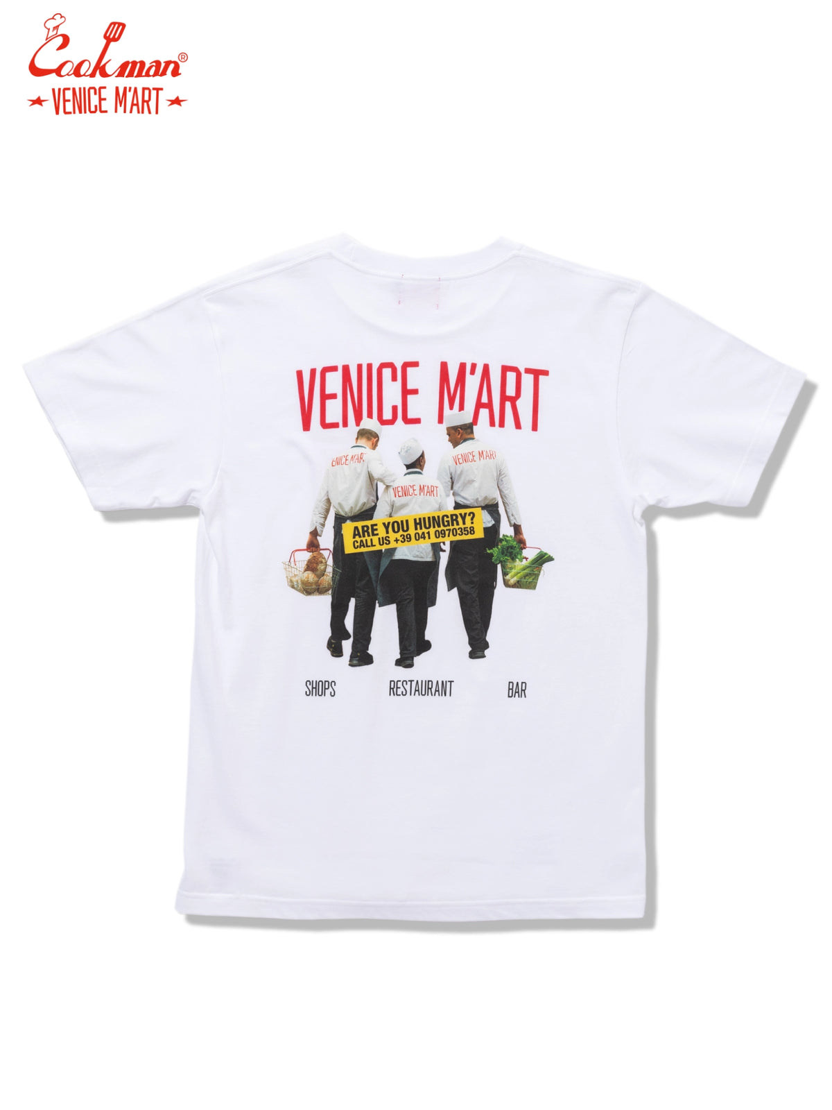 Tees - VENICE M'Art Chefs : White
