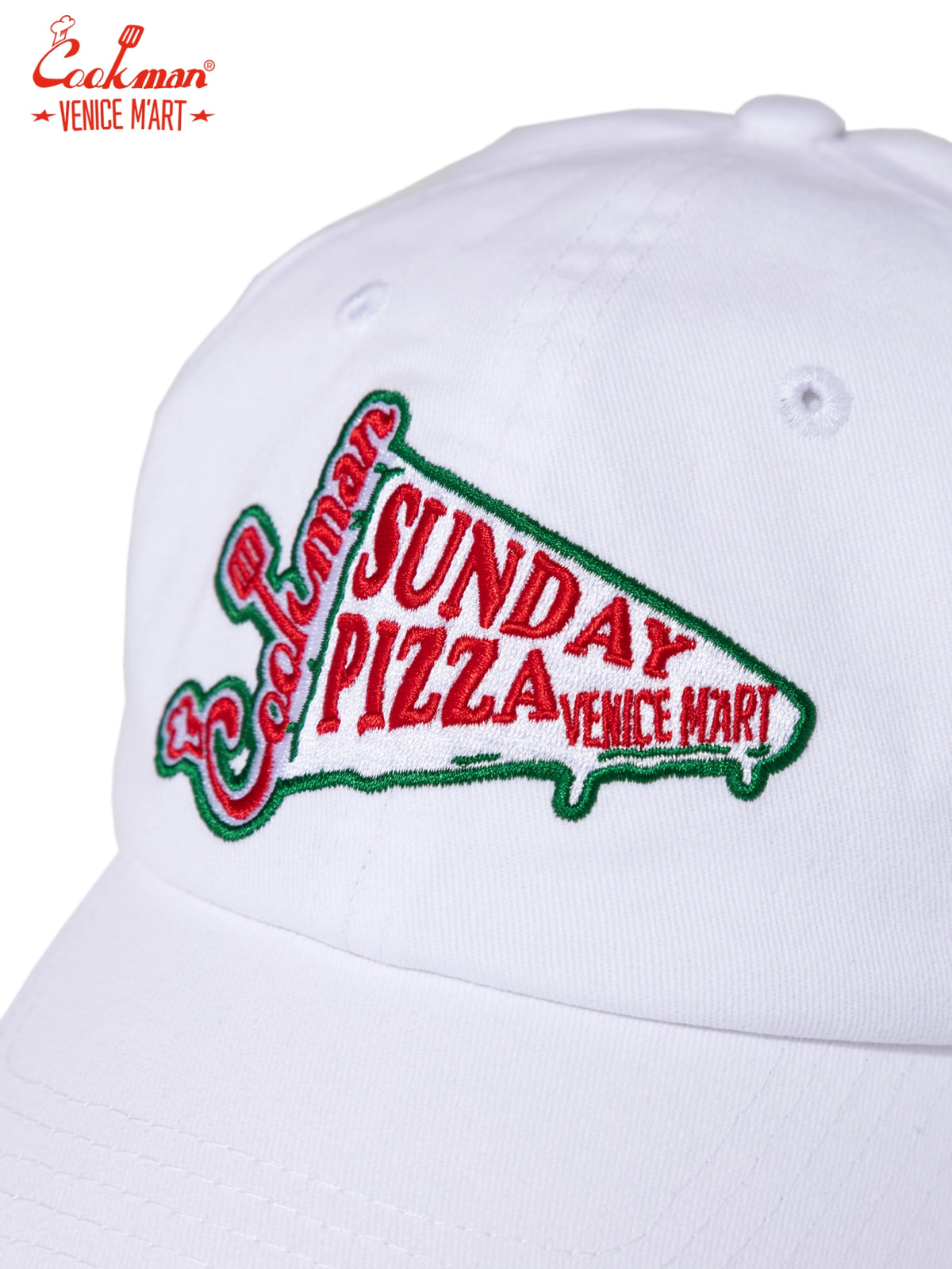 Cap - VENICE M'Art Embroidery : White