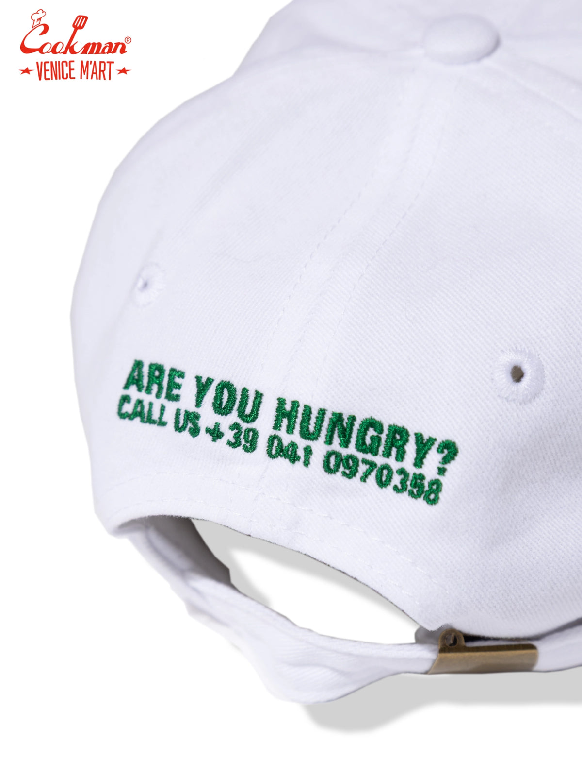 Cap - VENICE M'Art Embroidery : White