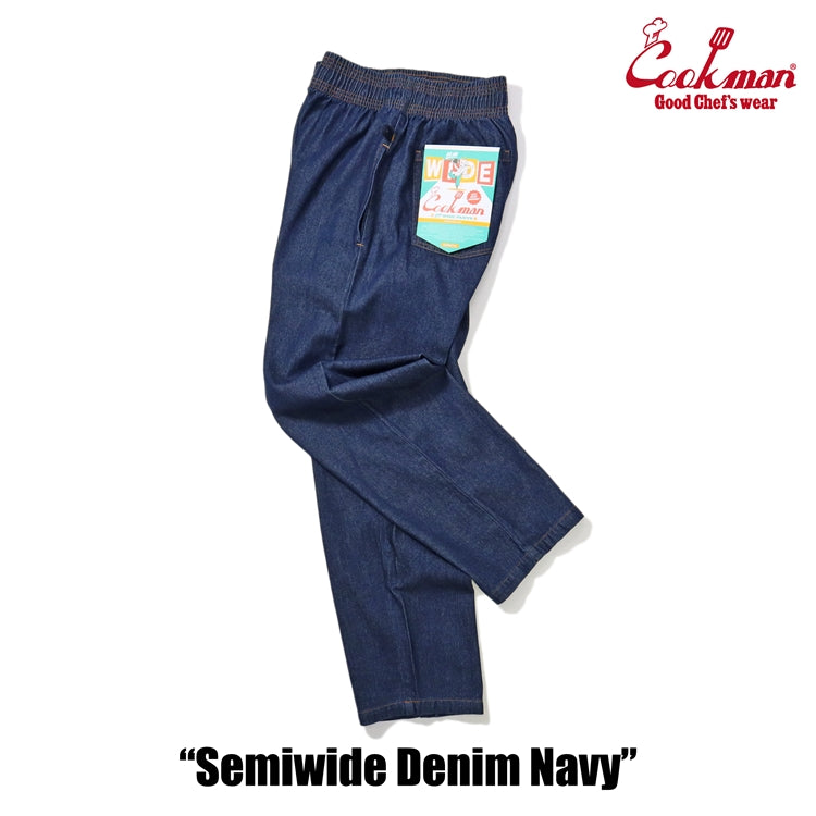 Chef Pants Semiwide- Denim : Navy