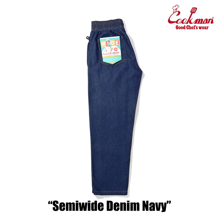 Chef Pants Semiwide- Denim : Navy