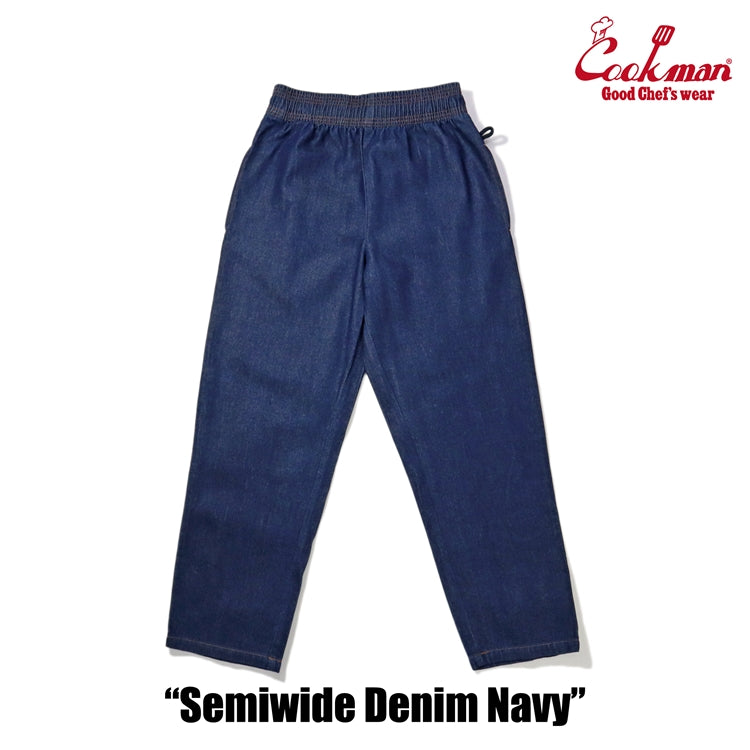 Chef Pants Semiwide- Denim : Navy
