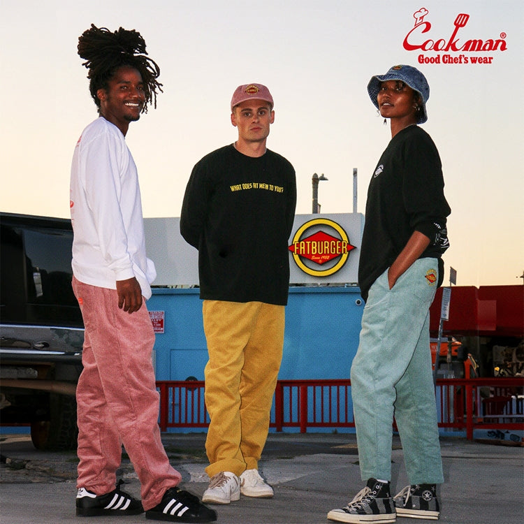 Cookman Chef Pants Semiwide- Corduroy : FAT Yellow