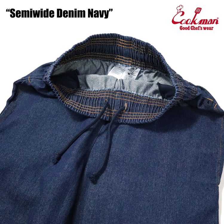 Chef Pants Semiwide- Denim : Navy