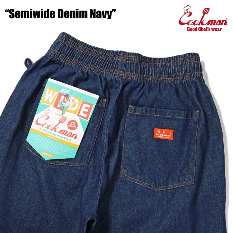 Chef Pants Semiwide- Denim : Navy