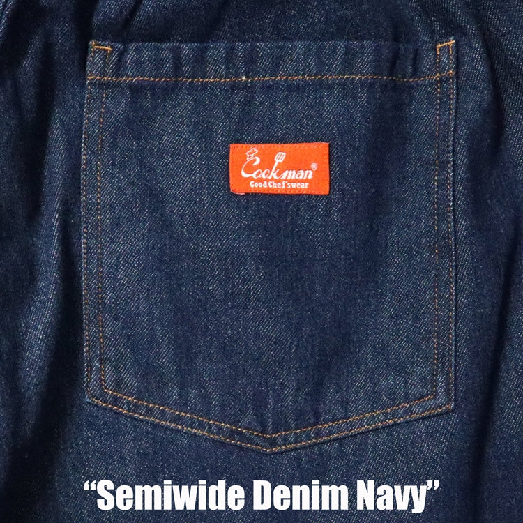Chef Pants Semiwide- Denim : Navy