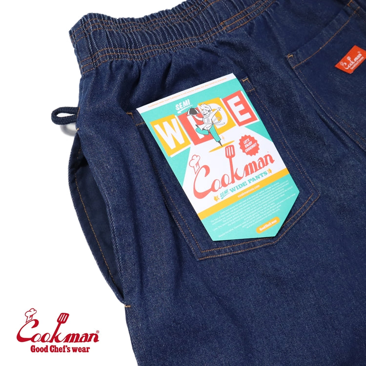 Chef Pants Semiwide- Denim : Navy