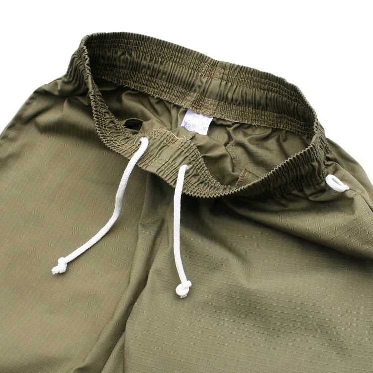 Cookman Chef Short Pants Front Pocket - Ripstop : Olive