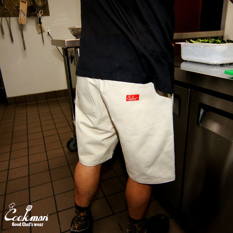 Cookman Chef Short Pants - Denim : Natural