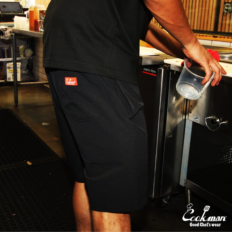 Cookman Chef Short Pants Light - Chef Hat LA : Black