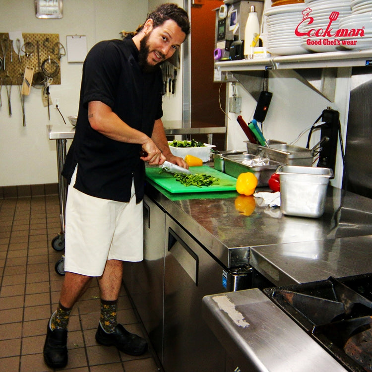 Cookman Chef Short Pants - Denim : Natural