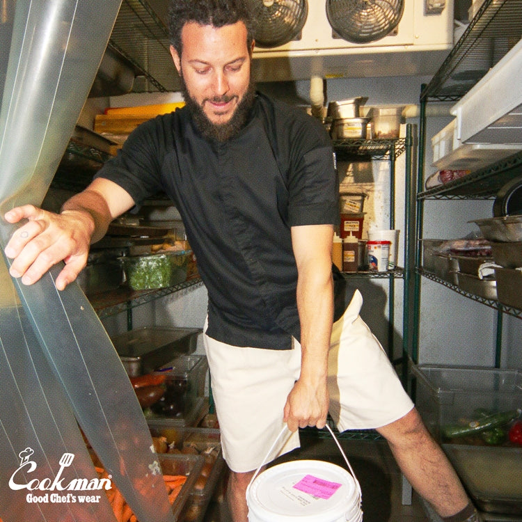 Cookman Chef Short Pants - Denim : Natural