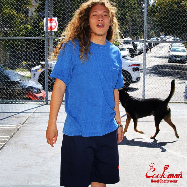 Cookman Chef Short Pants Front Pocket - Ripstop : Navy