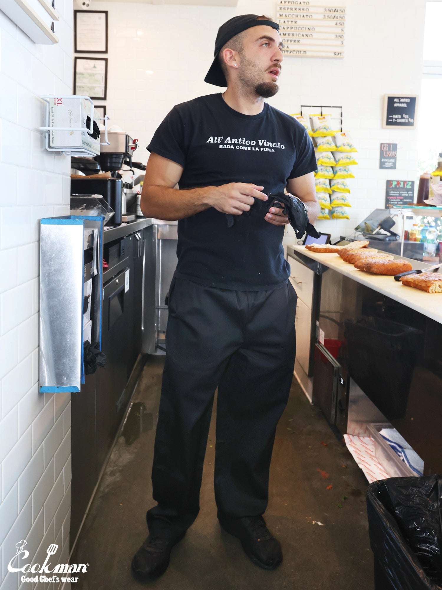 Chef Pants High-Wide - Black