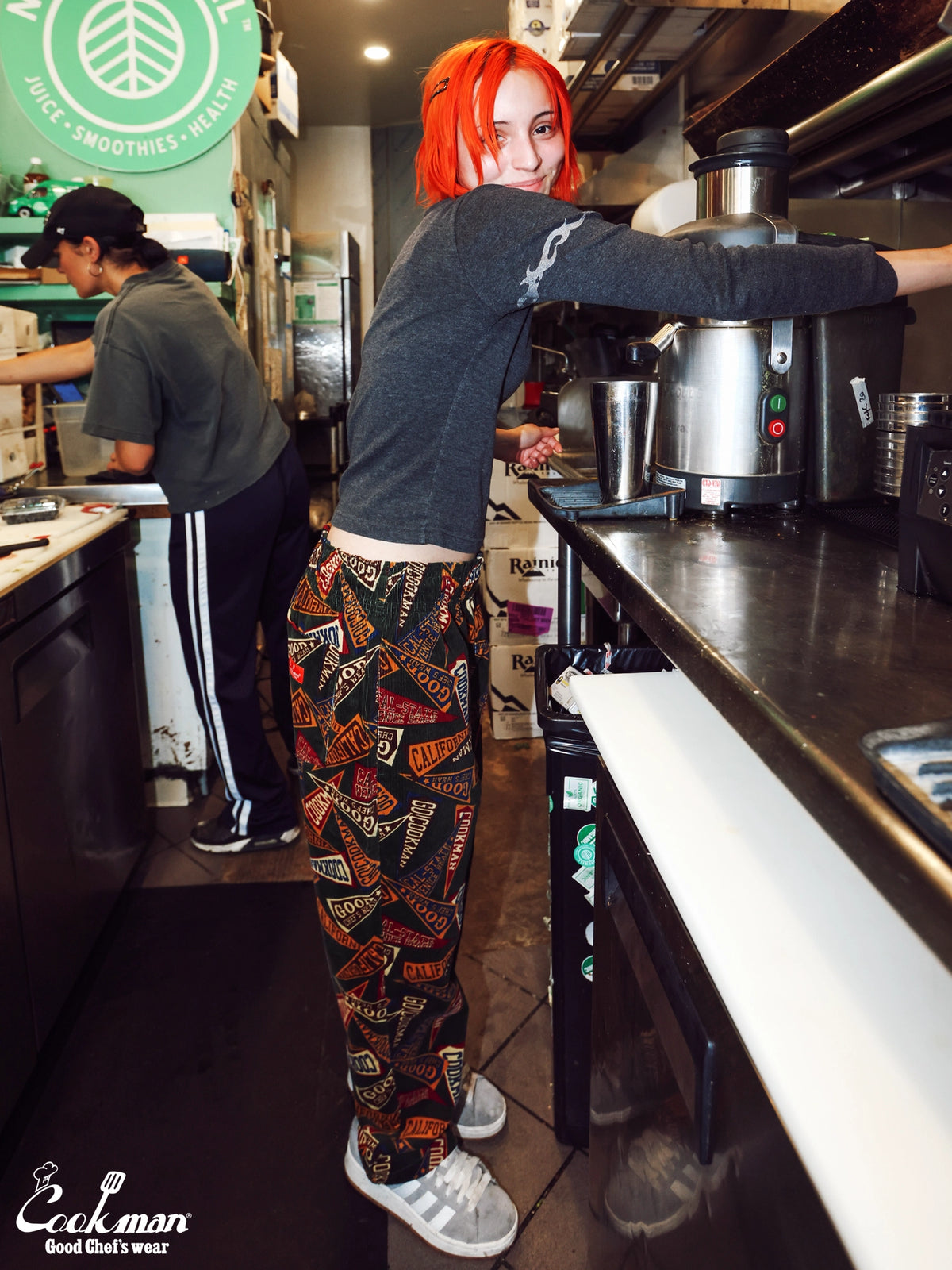 Chef Pants Semiwide - Corduroy : Pennant Green