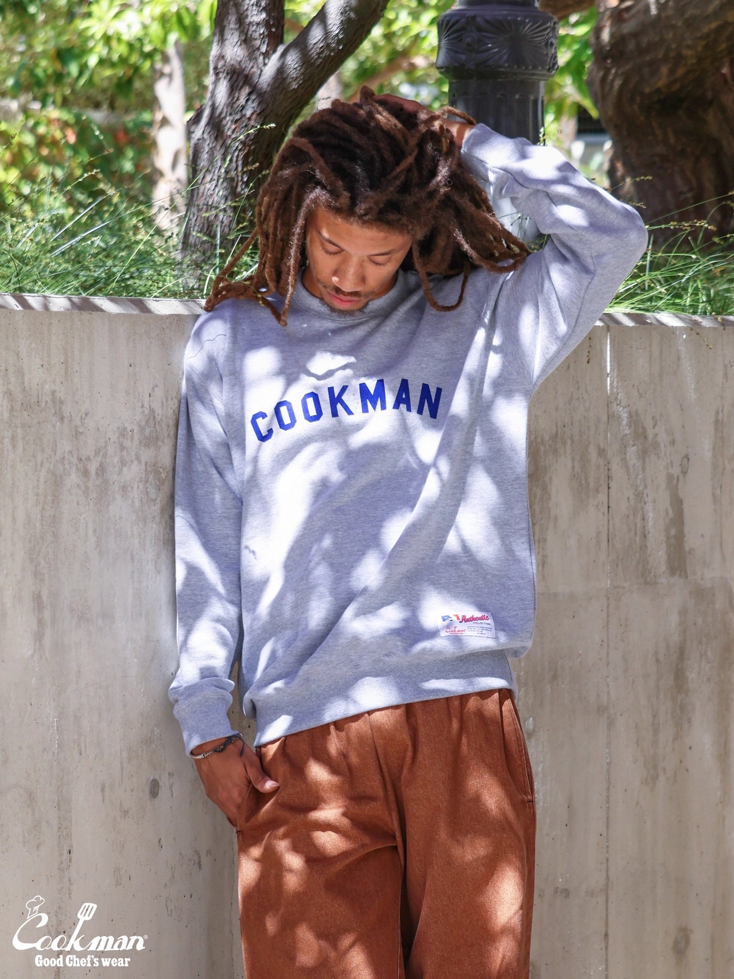 Sweat shirts - Arch Logo : Heather Gray