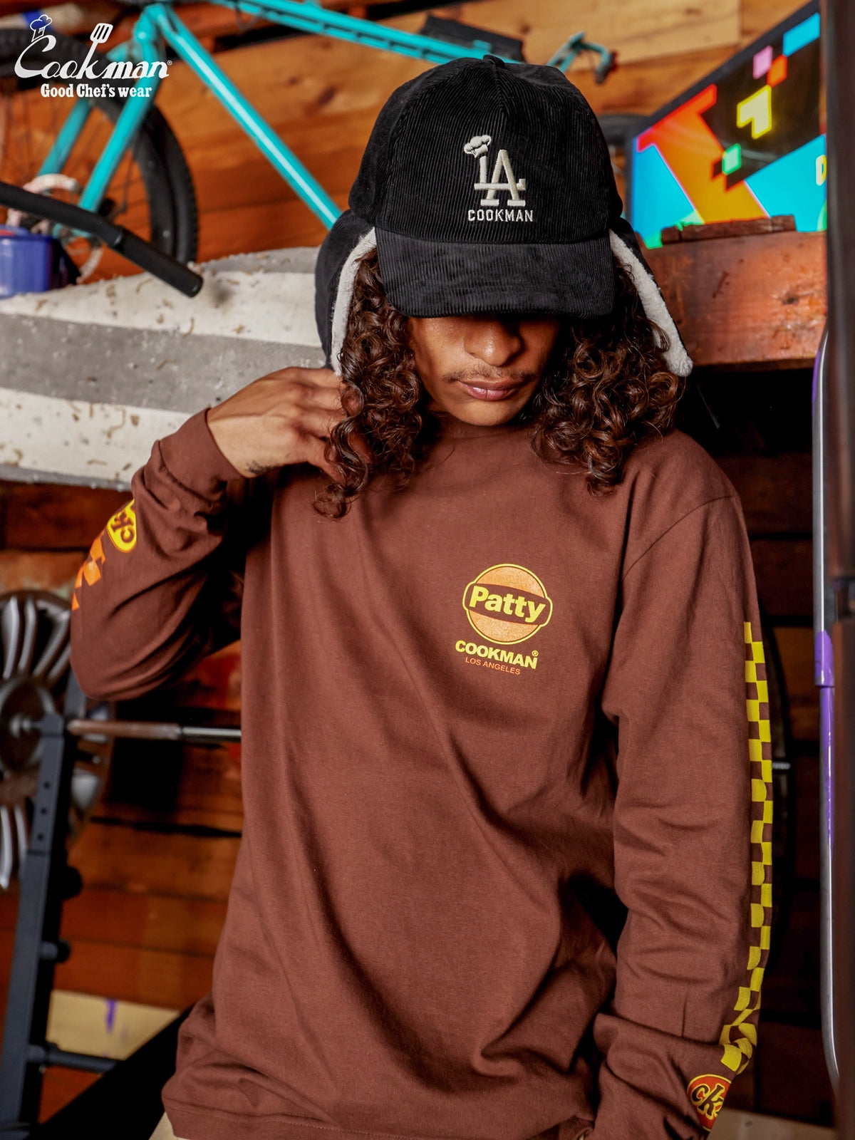 Long Sleeve Tees - Race : Dark Brown