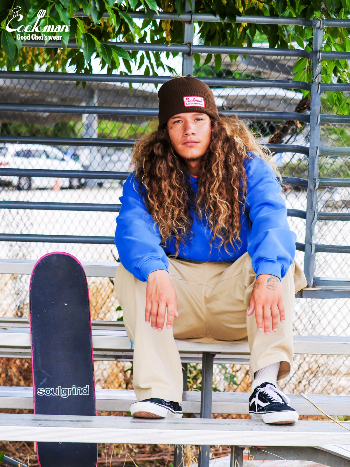 Beanie - Embroidery Patch : Navy