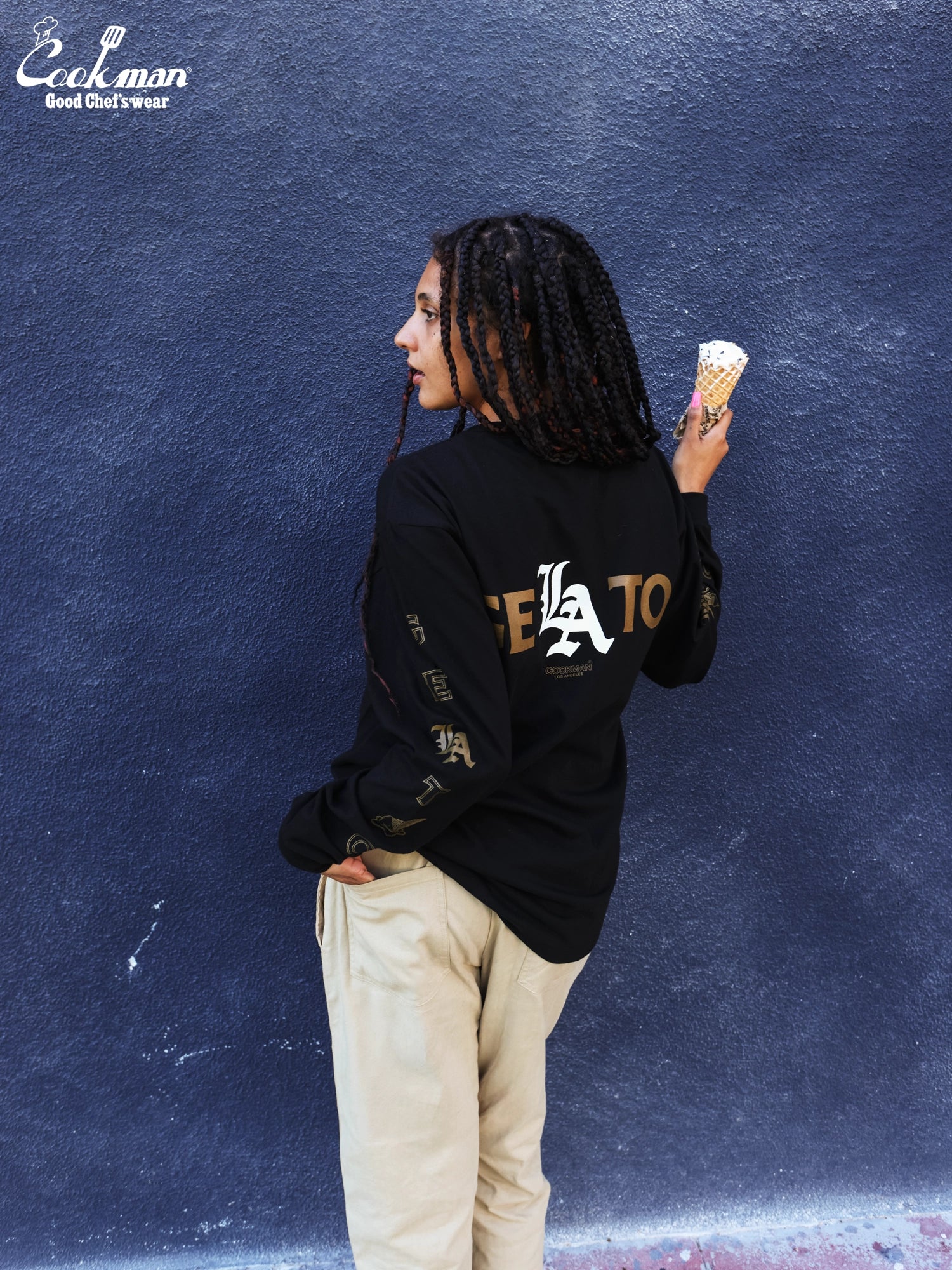 Long Sleeve Tees - Gelato : Black