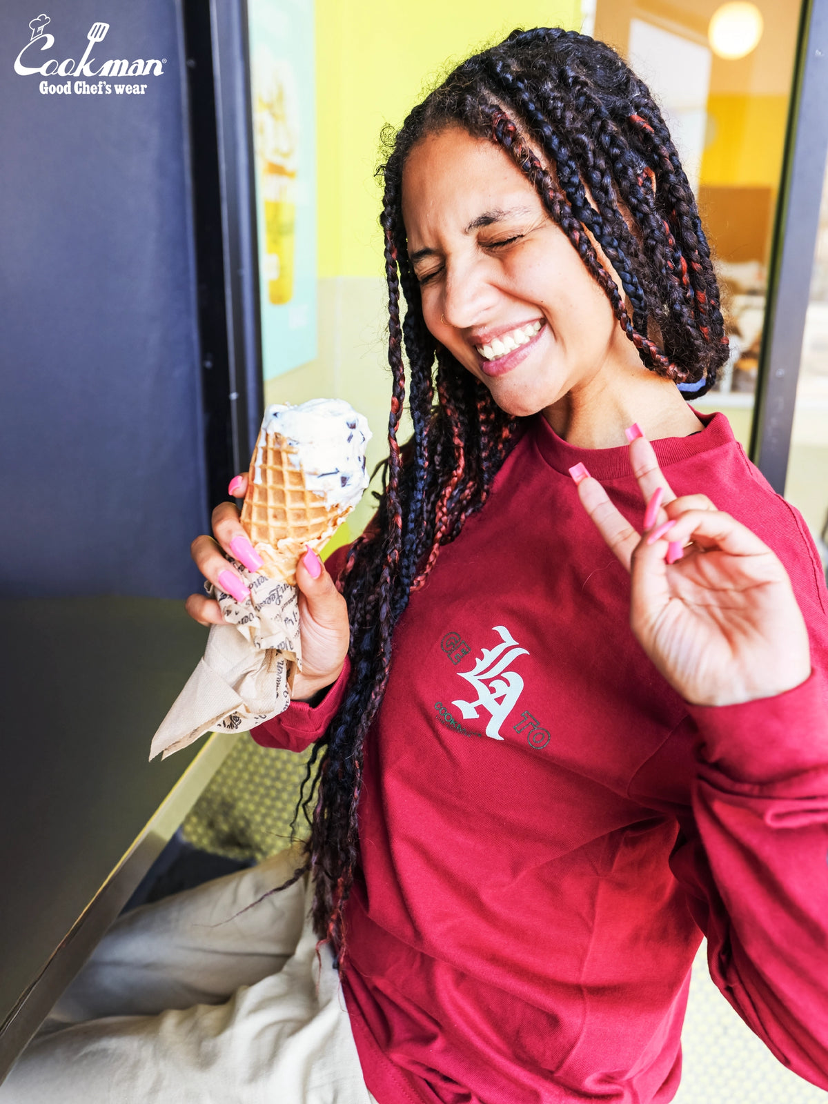 Long Sleeve Tees - Gelato : Wine