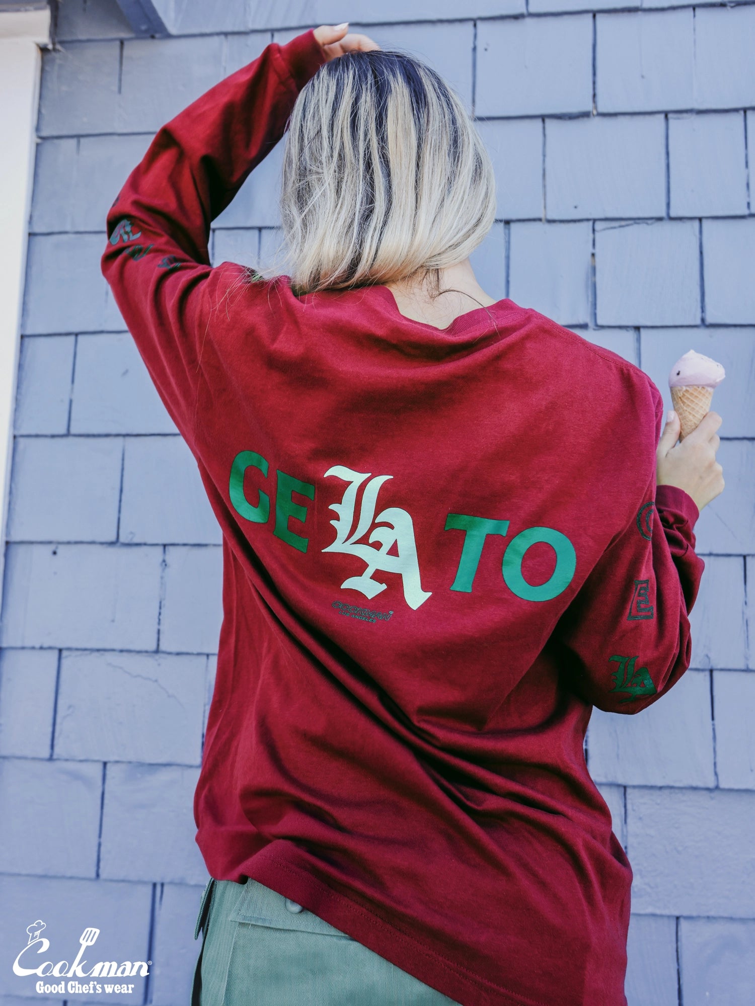 Long Sleeve Tees - Gelato : Wine