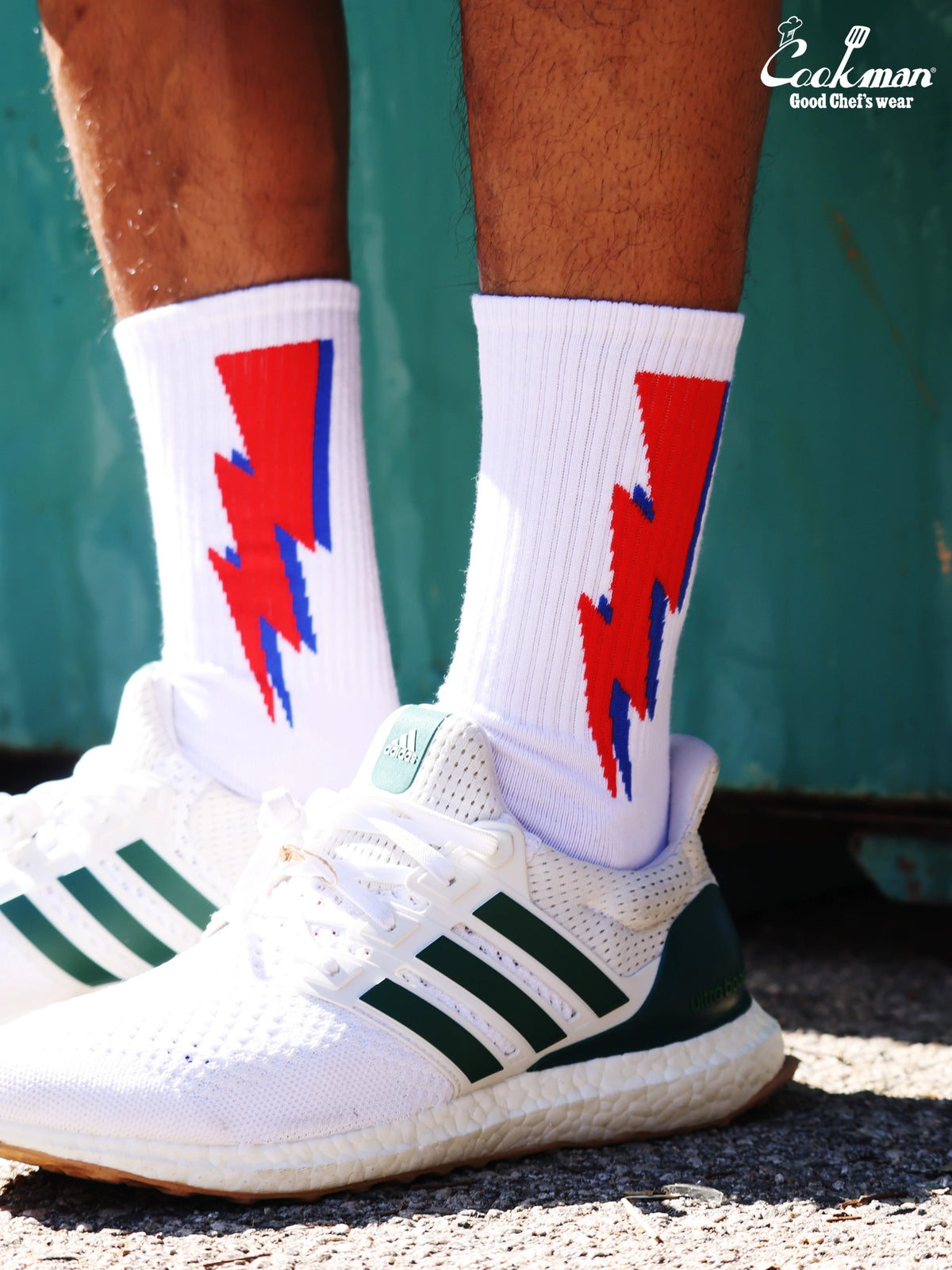 Rib Crew Socks - Lightning White