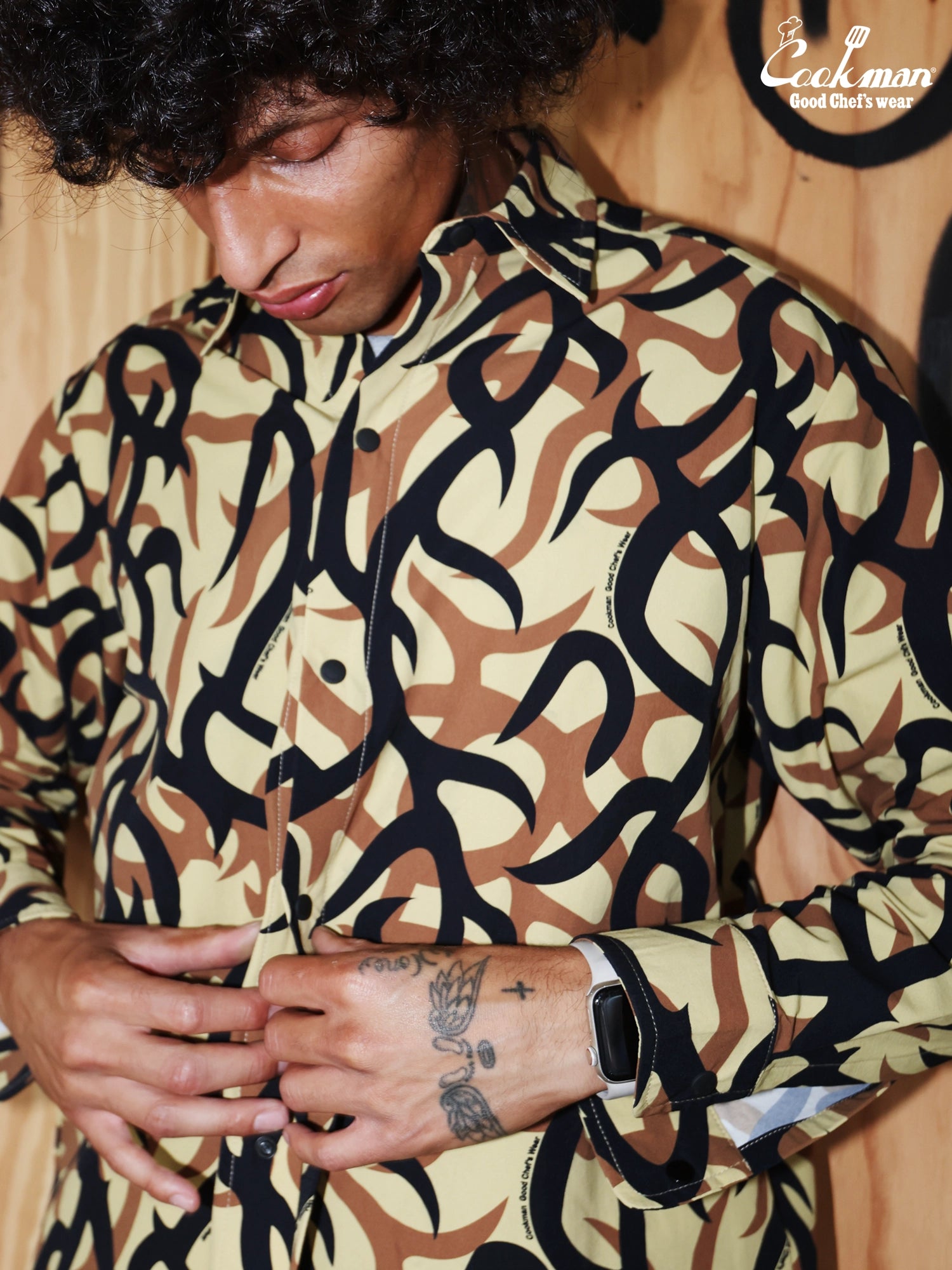 Work Shirts Long Sleeve - Tribal Camo : Beige