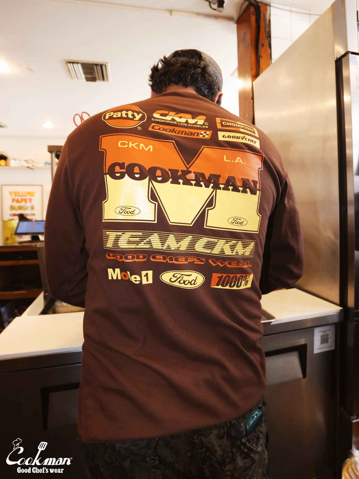 Long Sleeve Tees - Race : Dark Brown