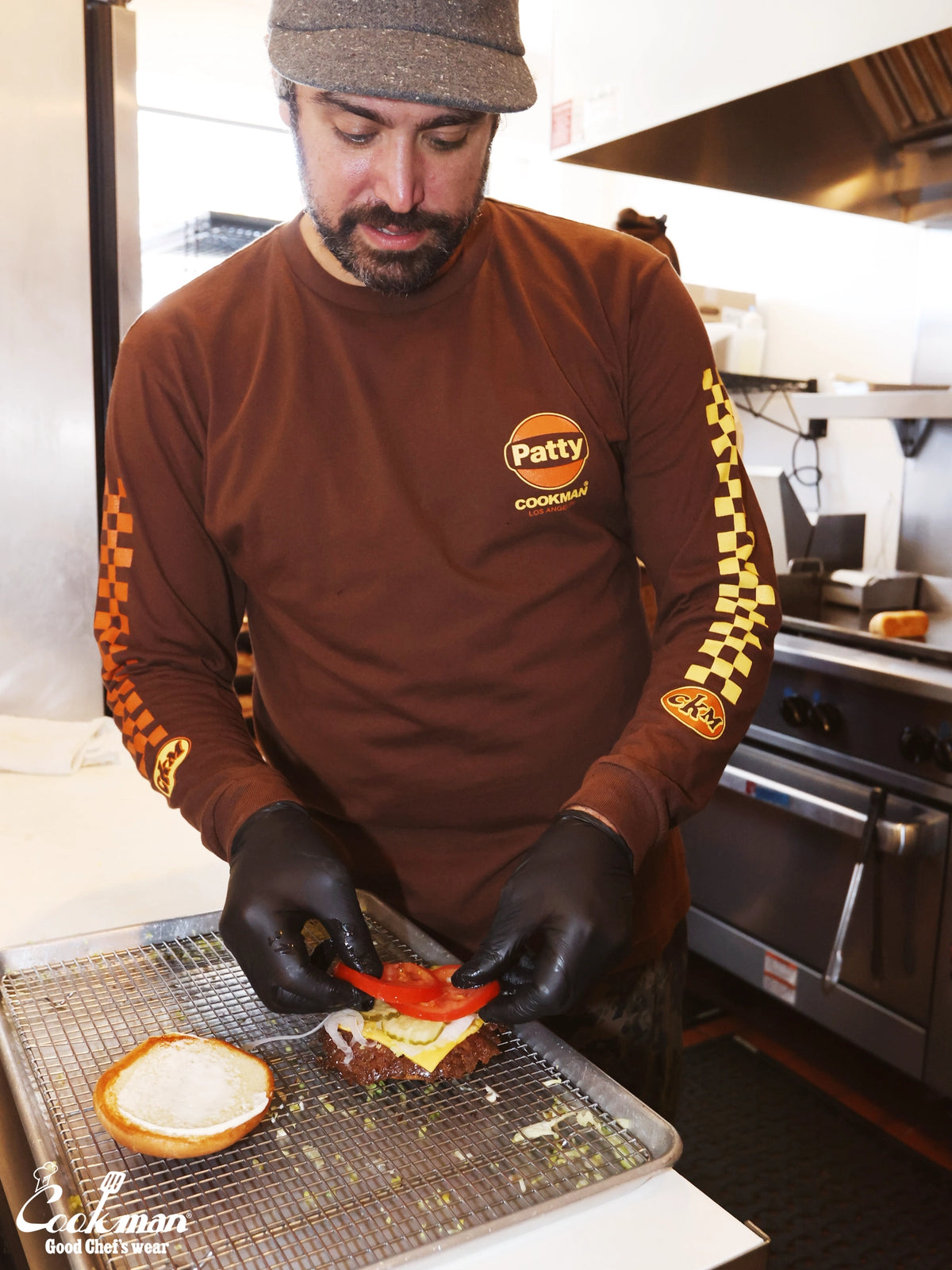 Long Sleeve Tees - Race : Dark Brown
