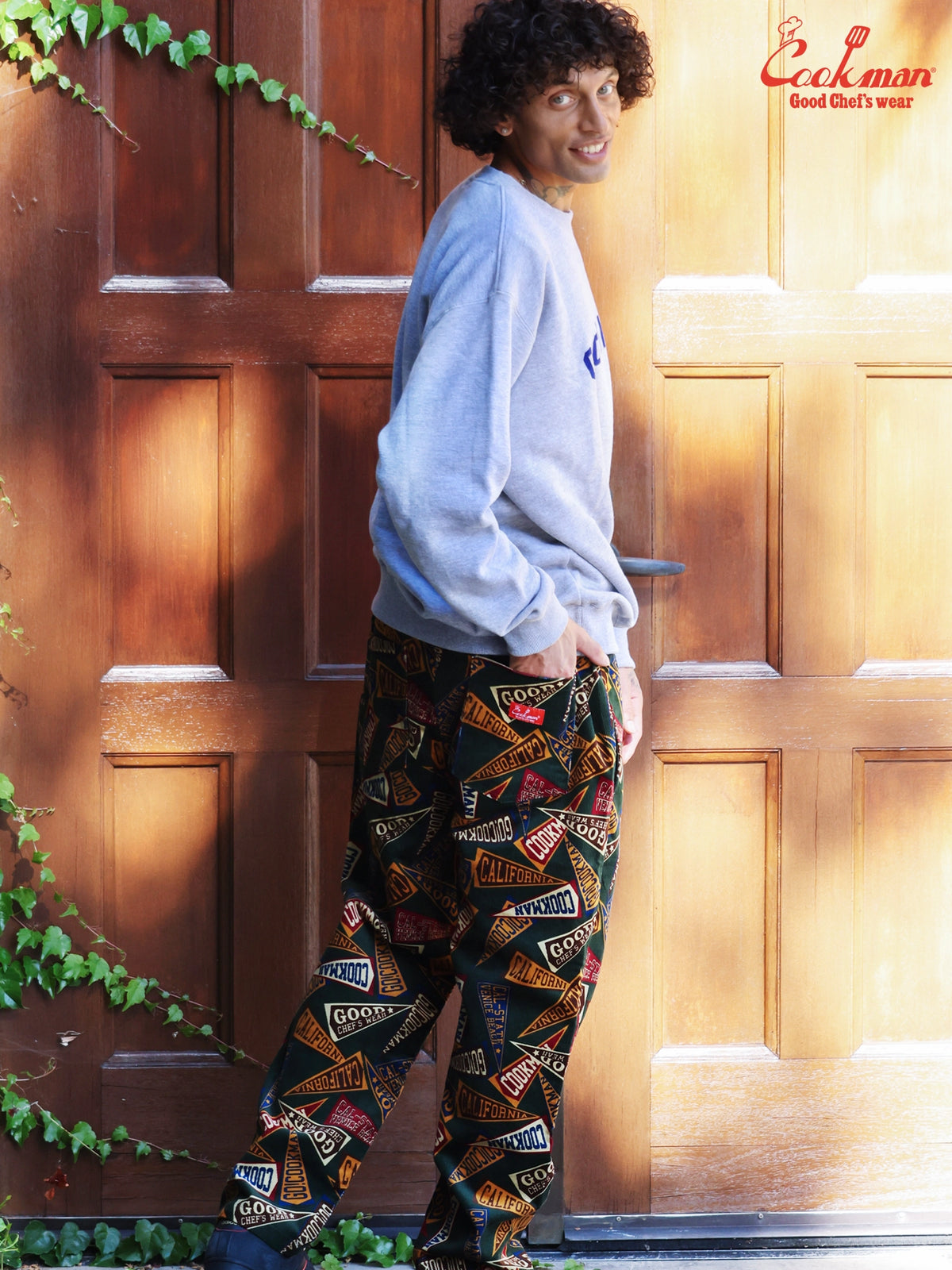 Chef Pants Semiwide - Corduroy : Pennant Green