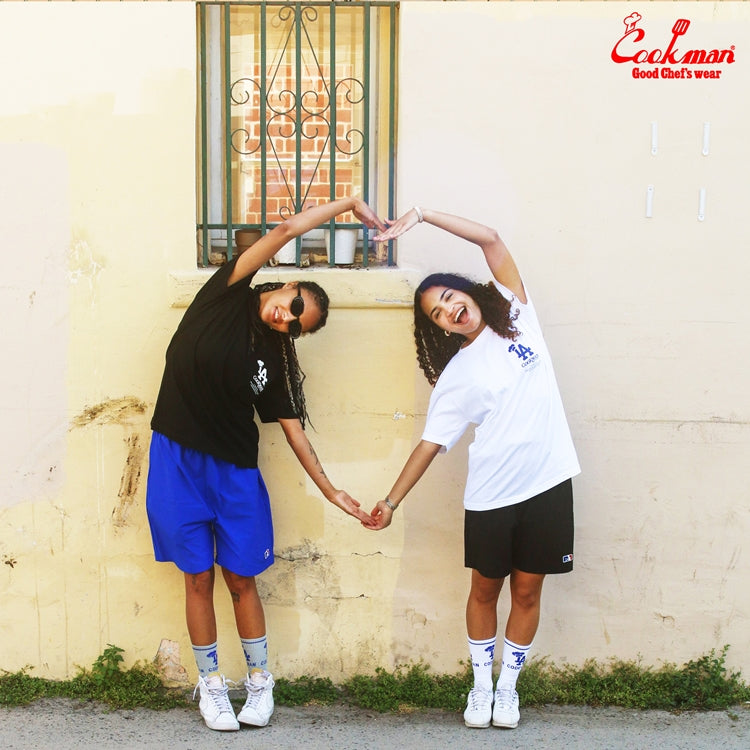 Cookman Rib Crew Socks - Chef Hat LA : Gray