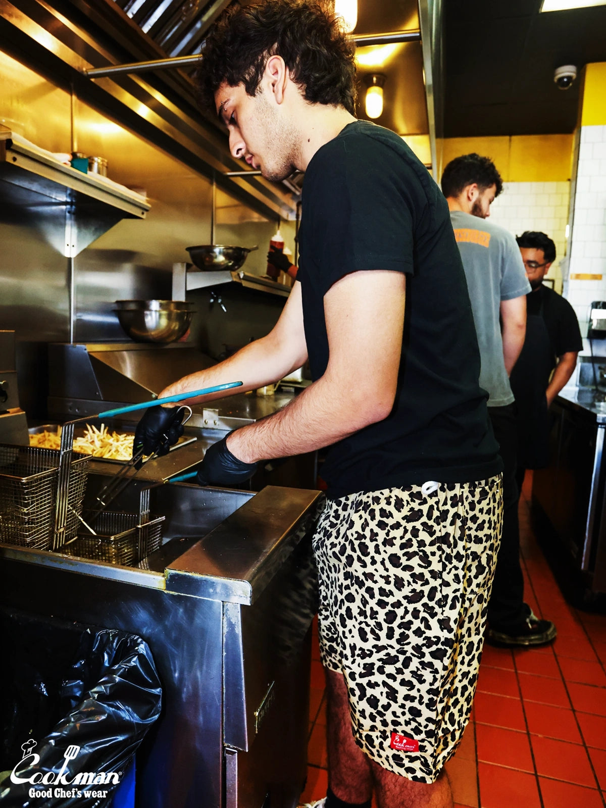 Chef Short Pants Light - Leopard : Beige
