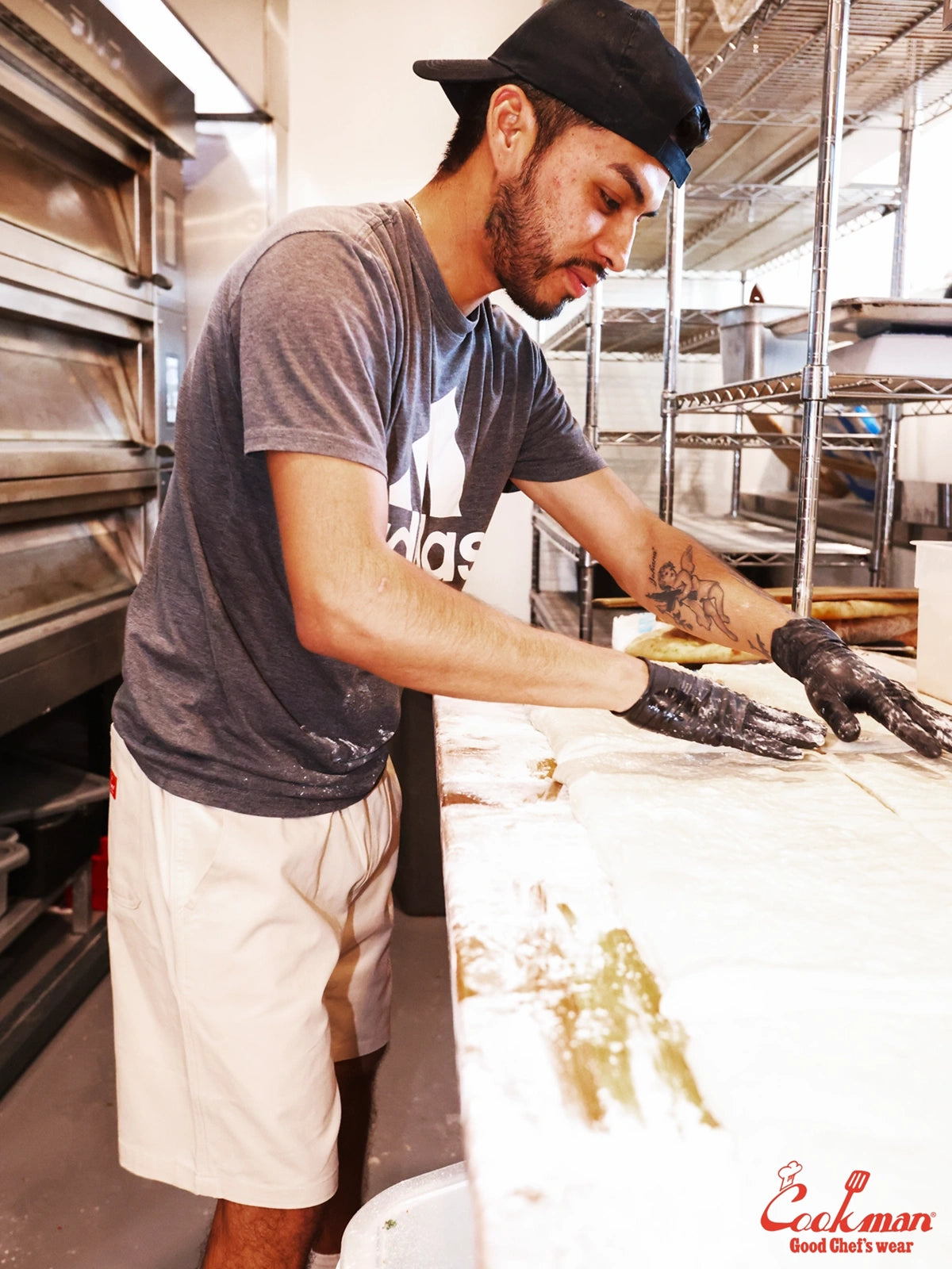 Carpenter's Pants Short : Heavy twill - Cream