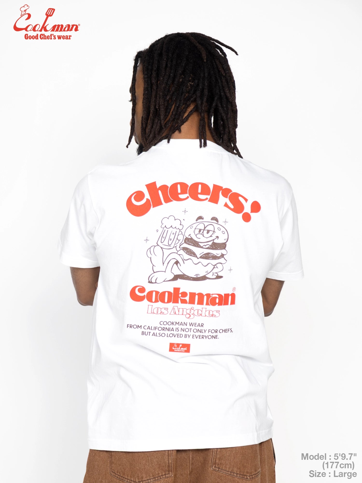 Tees - Cheers Burger : White