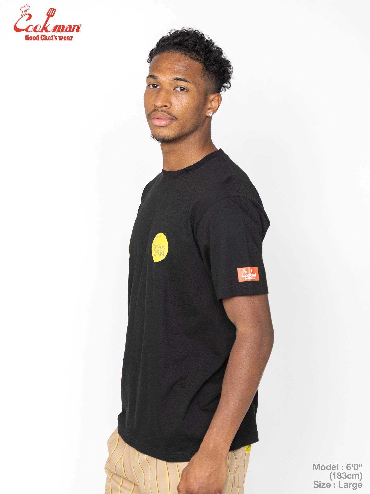 Tees - BjornQorn Popped by The Sun : Black