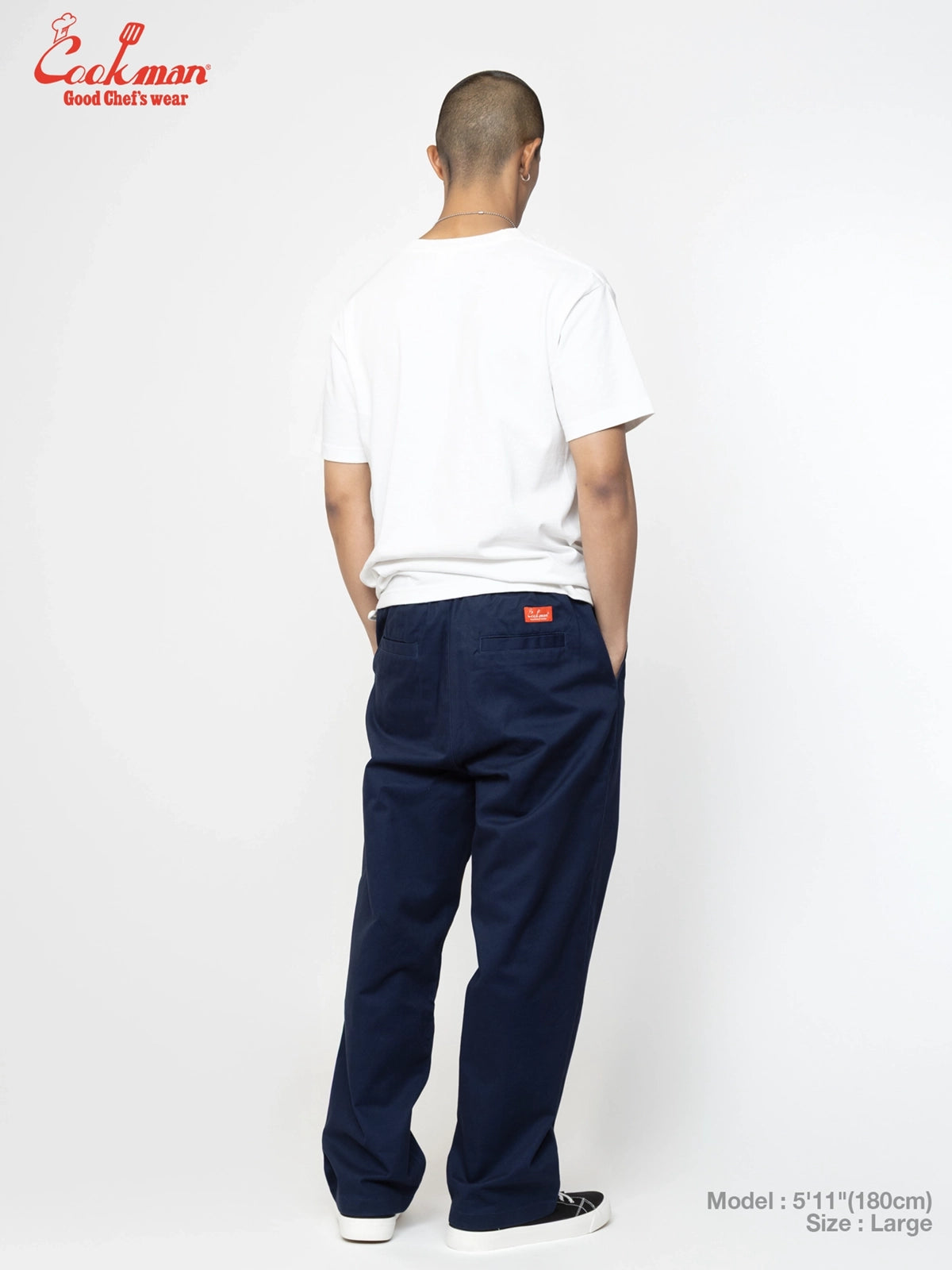 Heritage Wide Pants Heavy Twill - Navy