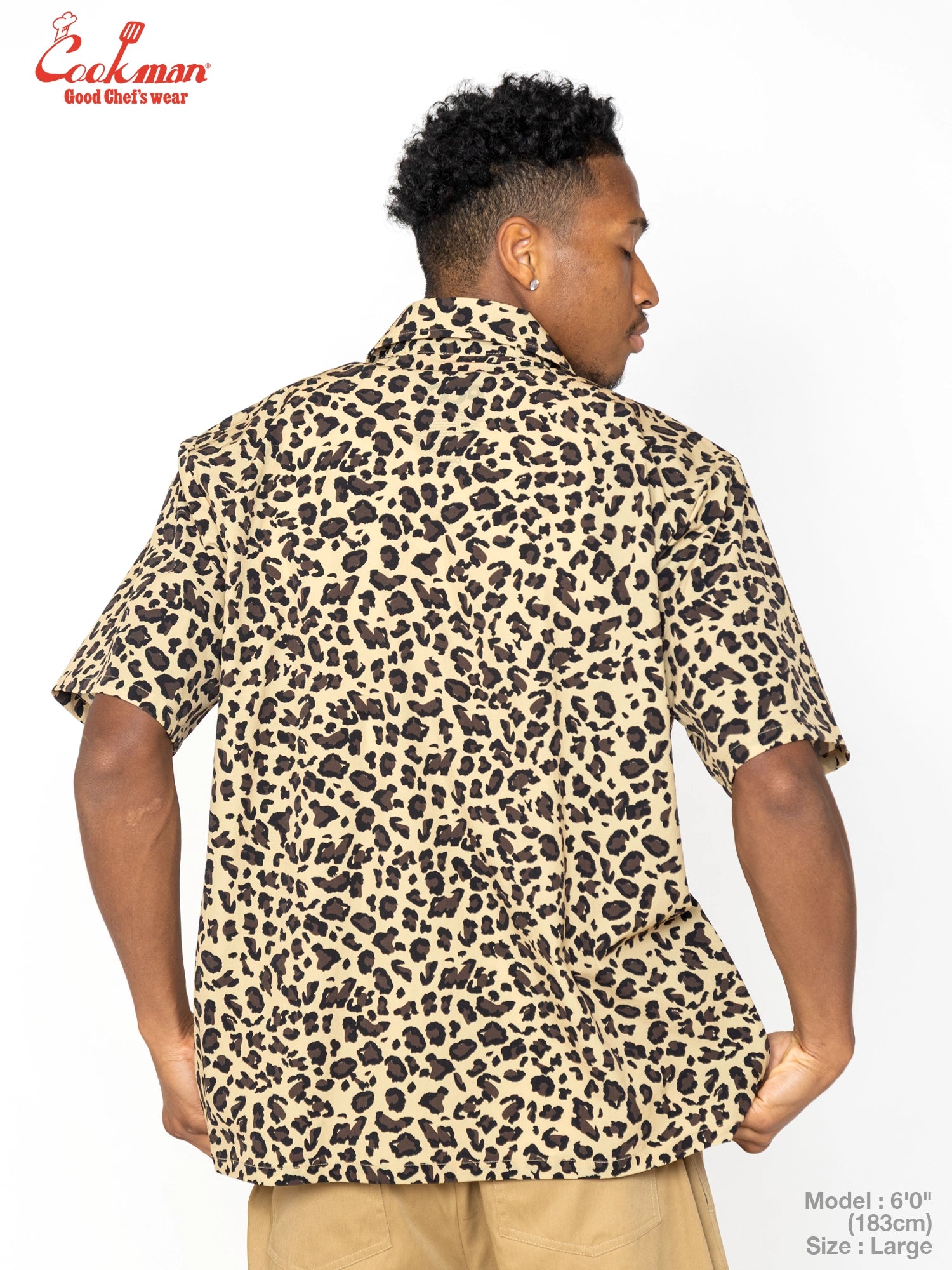 Work Shirts Short Sleeve Light - Leopard : Beige