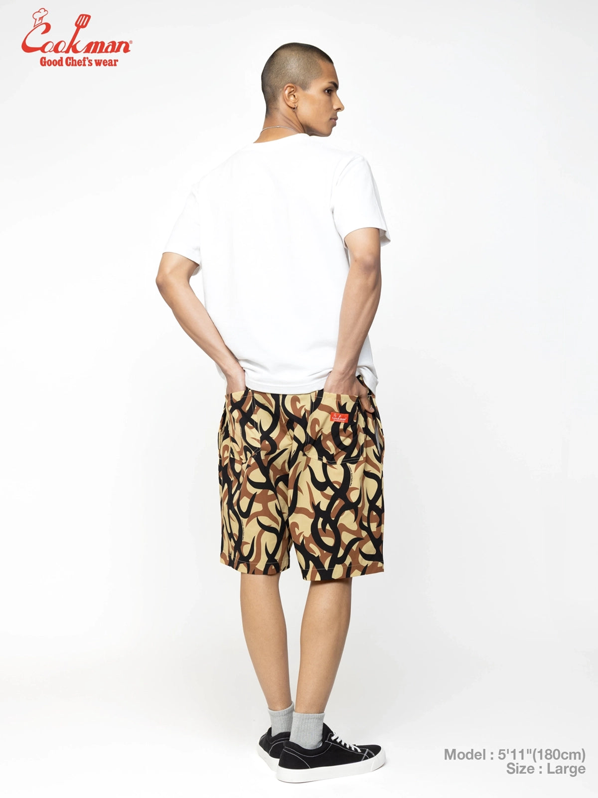 Chef Short Pants Light - Tribal Camo : Beige