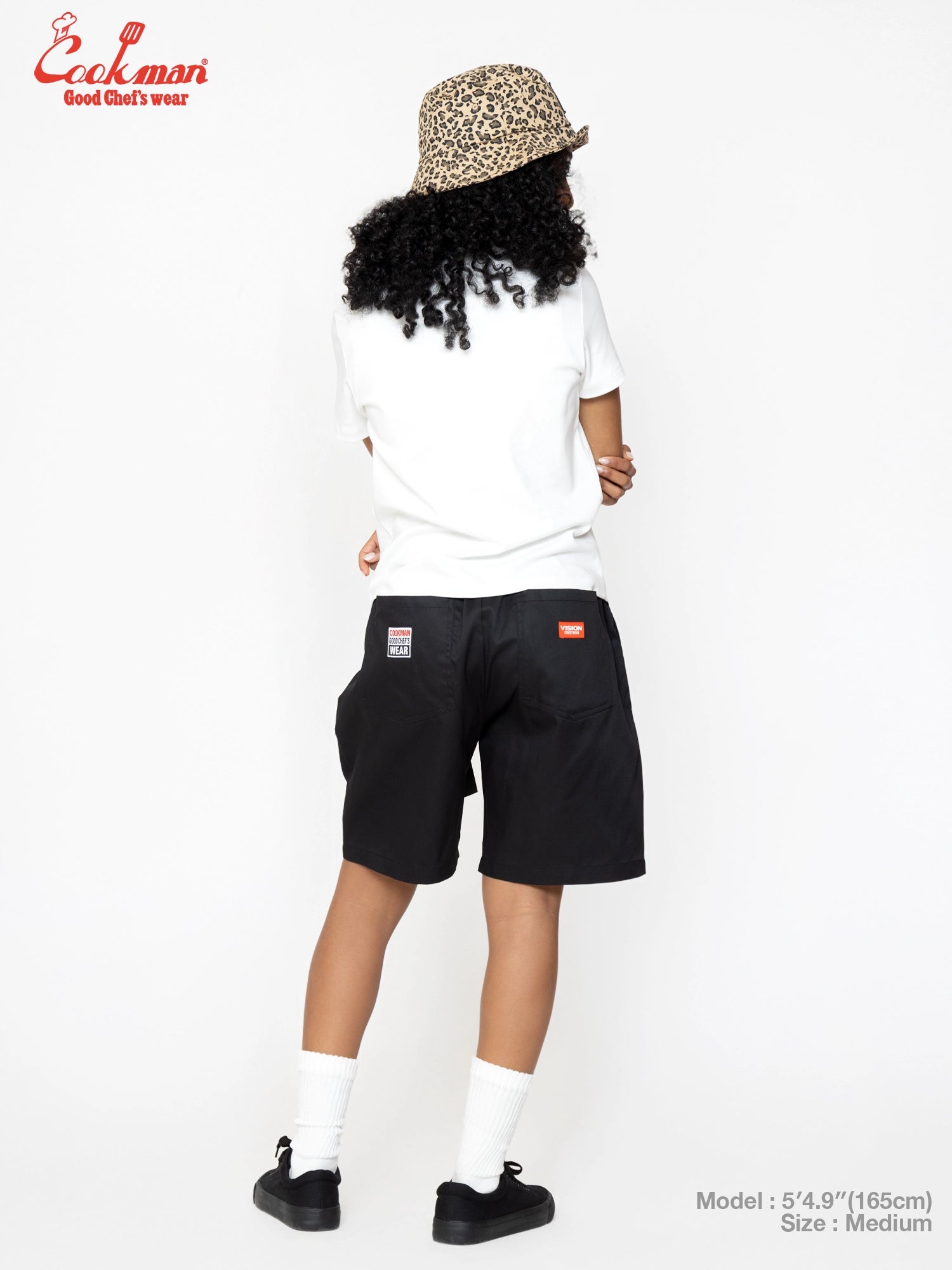 Chef Pants Short Black Belt - Vision : Black