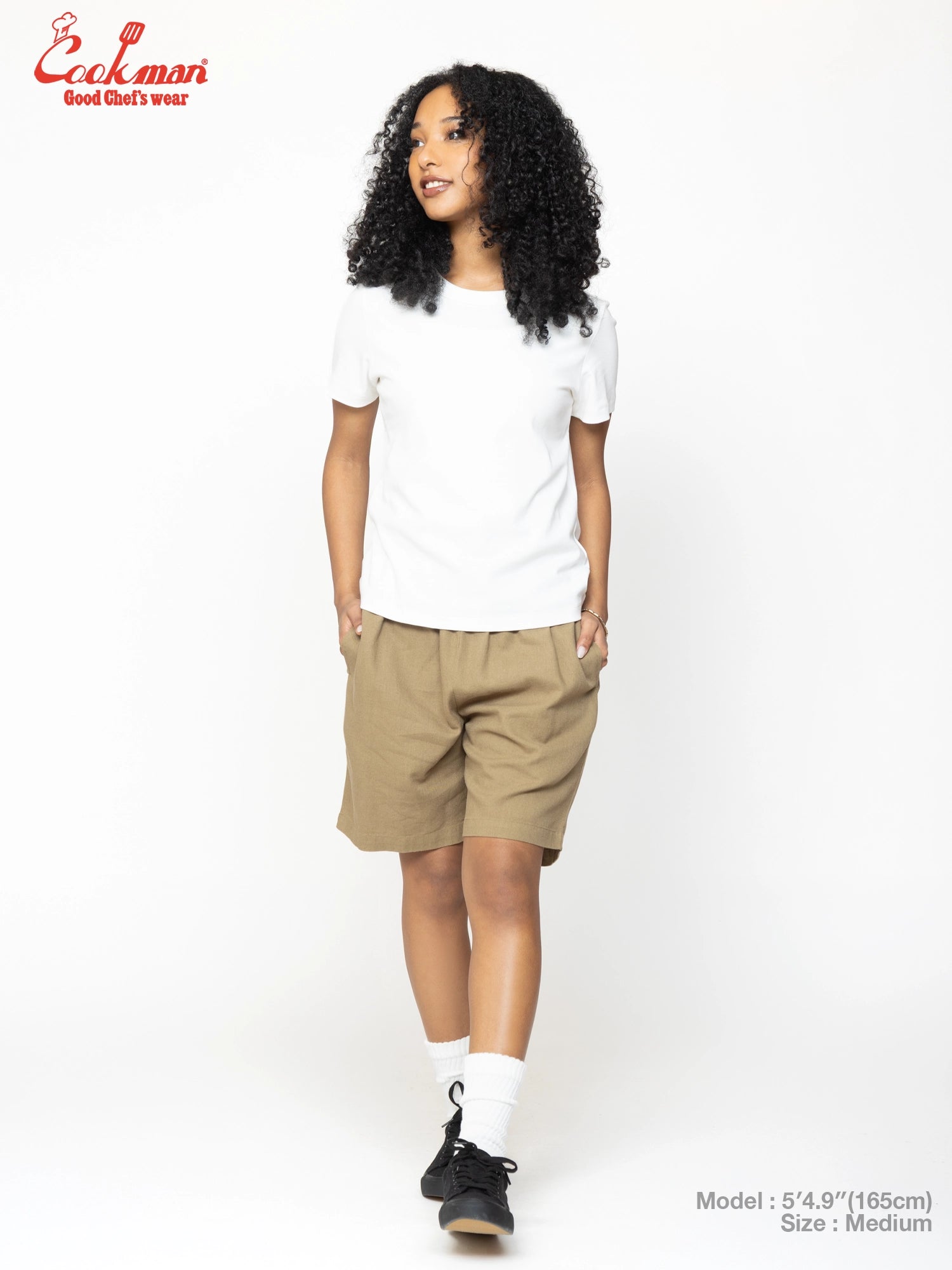 Chef Short Pants - Linen : Olive