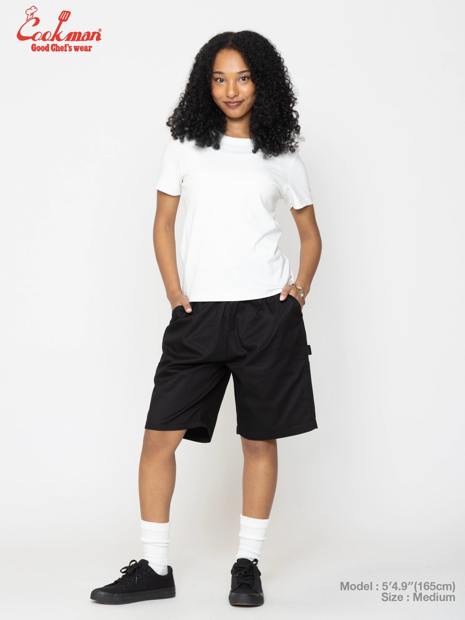 Carpenter's Pants Short : Heavy twill - Black