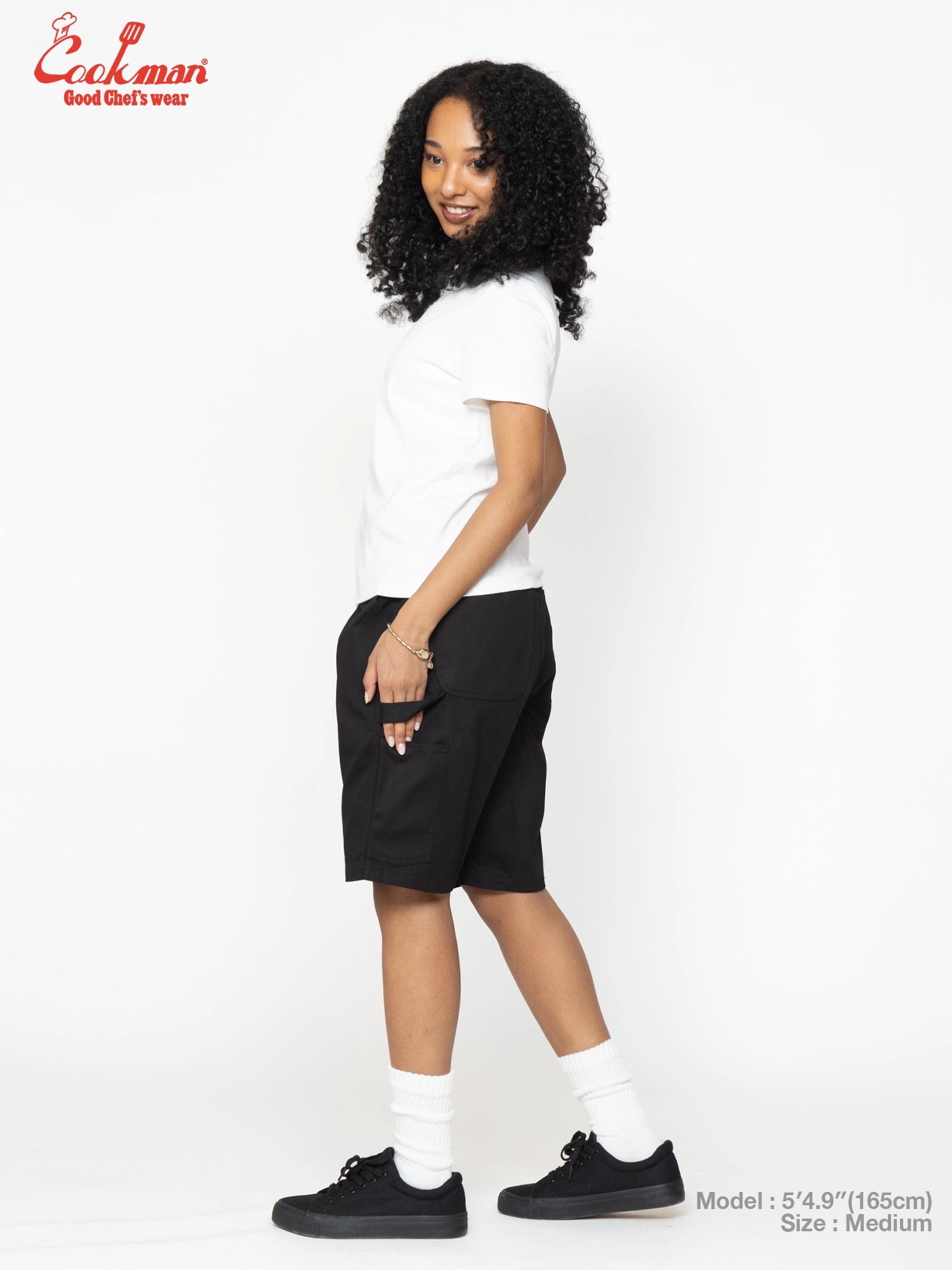 Carpenter's Pants Short : Heavy twill - Black