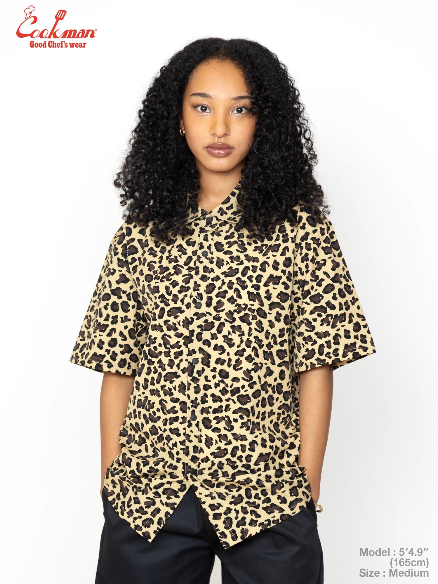Work Shirts Short Sleeve Light - Leopard : Beige