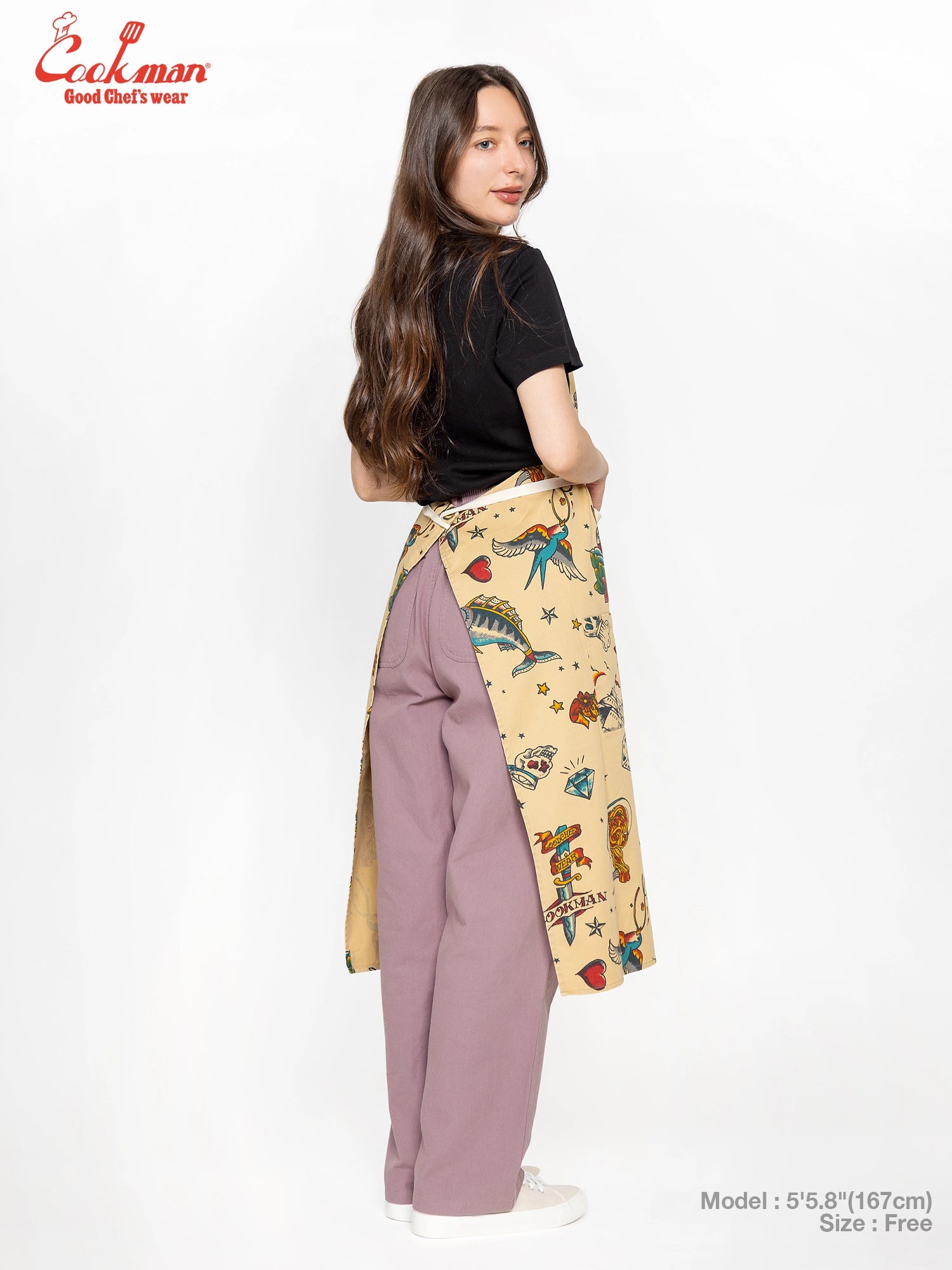 Long Apron - Old Tattoo : Beige